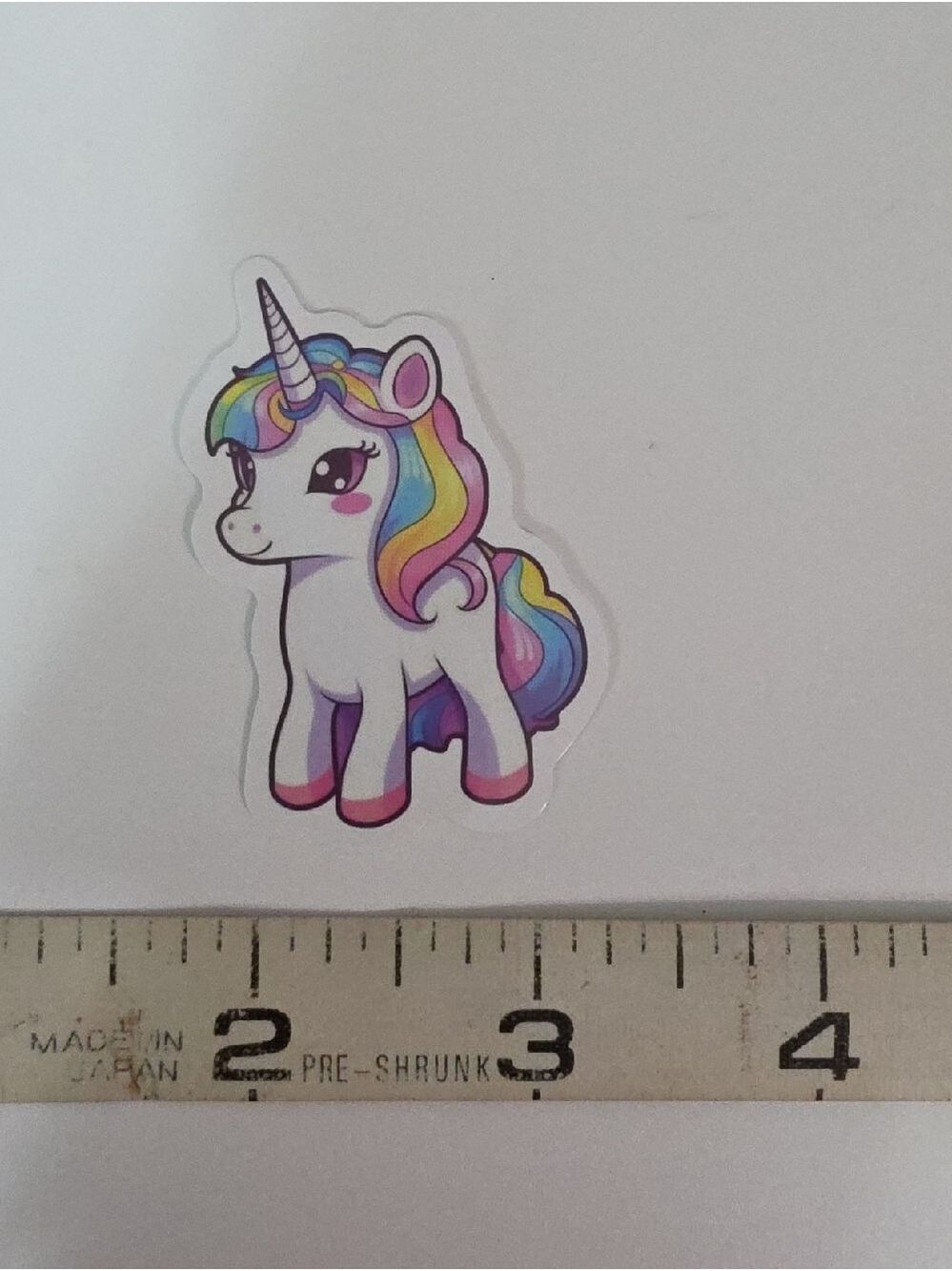 Cute Rainbow Unicorn & Star Sticker Set - Lot Of Ten - Picture 11 of 11